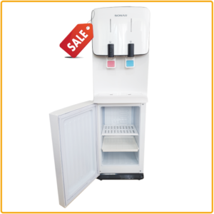 Hot and Cold Water Dispenser with Refrigerated Compartment