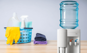 ตู้กดน้ำ เครื่องทำน้ำเย็น ทำความสะอาด